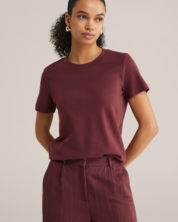 WE Fashion Shirt in Rood: voorkant