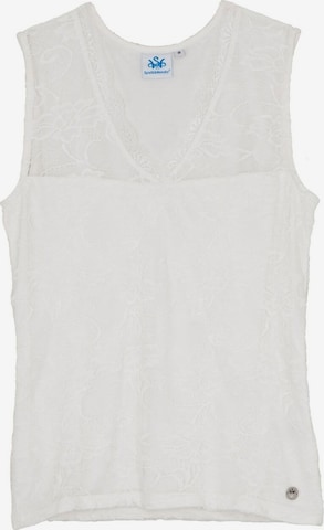 SPIETH & WENSKY Klederdracht blouse 'Bernis' in Wit: voorkant