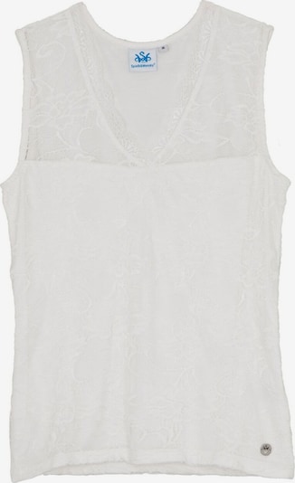 SPIETH & WENSKY Blouse folklorique en blanc, Vue avec produit