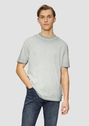 QS Shirt in Groen: voorkant