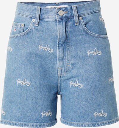 Tommy Jeans Shorts in blue denim / weiß, Produktansicht
