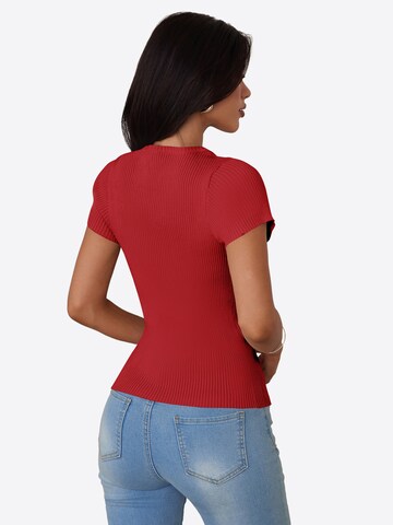 Imily Bela Tričko - Červená