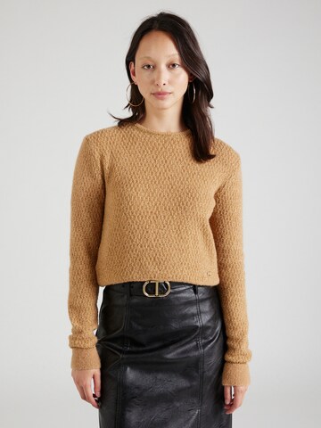 PINKO Sweater in Brown: front