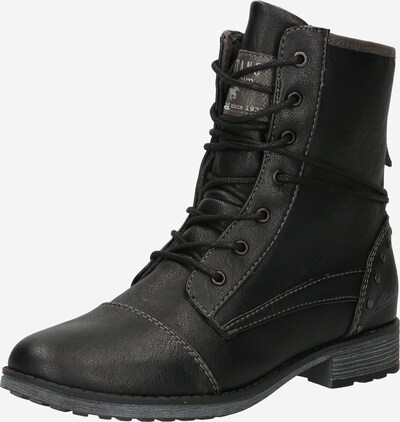 MUSTANG Bottines à lacets en noir, Vue avec produit