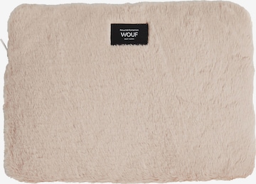 Sac d’ordinateur portable Wouf en beige : devant