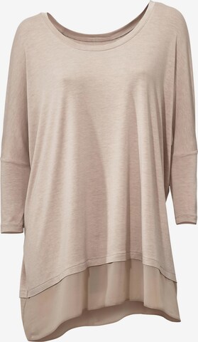 T-shirt heine en beige : devant