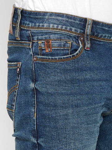 KOROSHI Regularen Kavbojke | modra barva