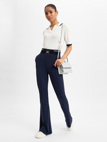 évasé Pantalon Liu Jo en bleu
