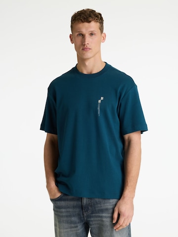 T-Shirt CHASIN' en bleu