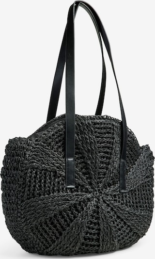 PIECES Strandtasche in One Size in schwarz, Produktansicht