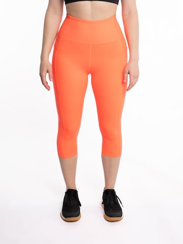 mymotus Skinny Workout Pants in Orange: front