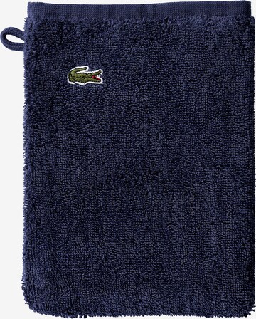 LACOSTE Waschhandschuh 'LE CROCO' in Blau: predná strana