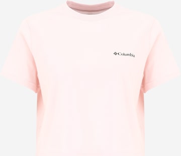 COLUMBIA T-shirt i rosa: framsida
