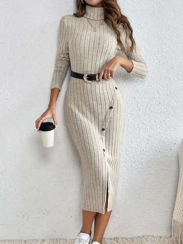 JANE's Dress in Beige: front