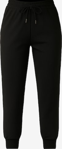Effilé Pantalon C&City en noir : devant