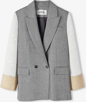 Blazer 'Jacquard' Ipekyol en gris : devant