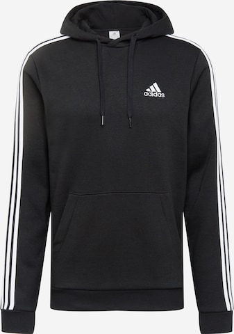 juoda ADIDAS SPORTSWEAR Sportinio tipo megztinis: priekis