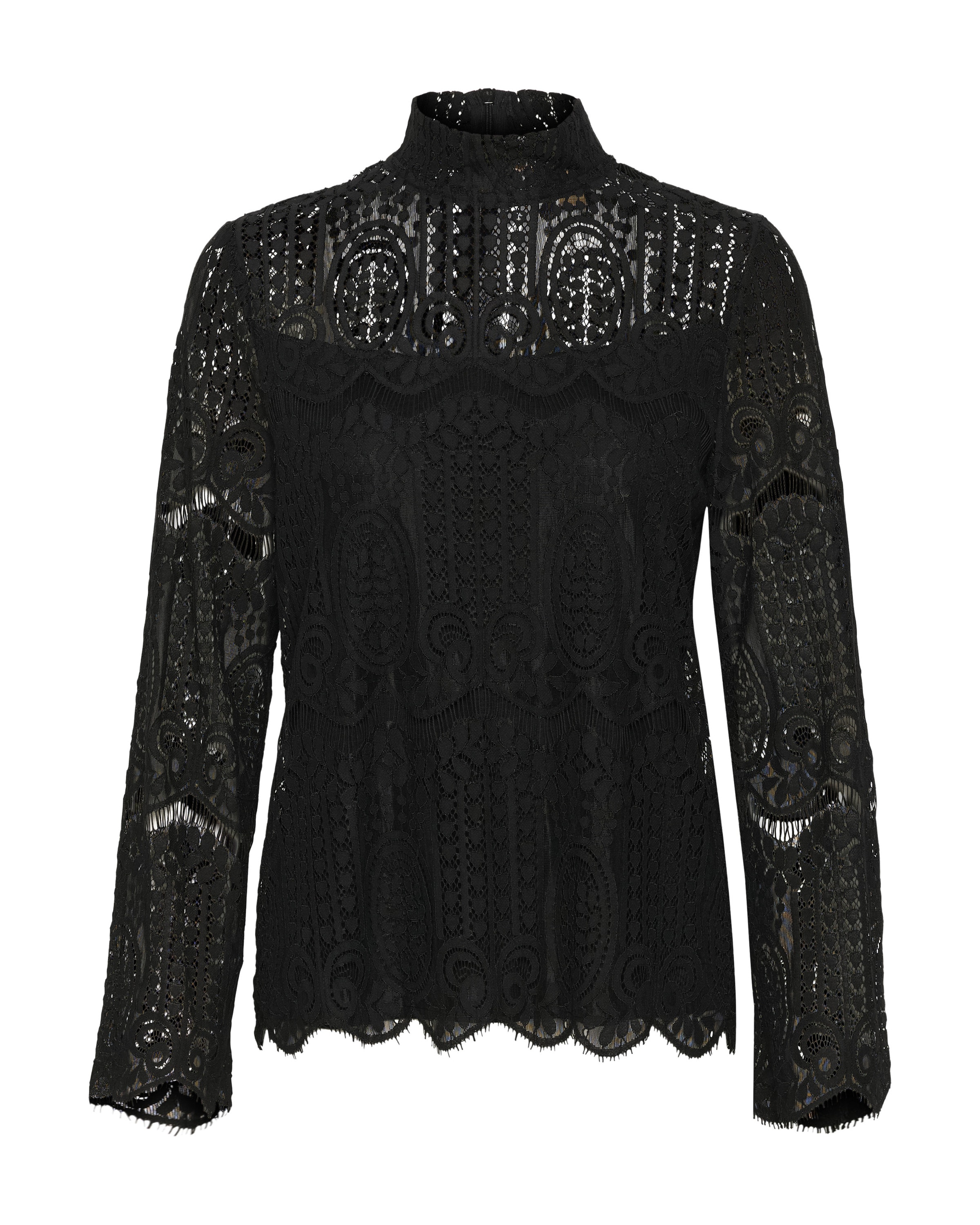 CULTURE Bluse 'Ima' in Schwarz: Vorderseite