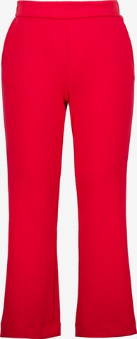 Ulla Popken Boot cut Pants in Red: front