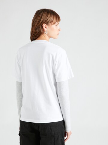 Carhartt WIP T-Shirt 'Cat Sticker' in Weiß