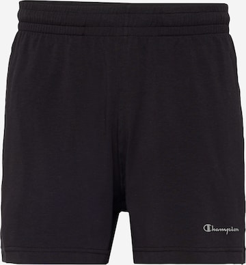 Champion Authentic Athletic Apparel regular Παντελόνι φόρμας σε μαύρο: μπροστά