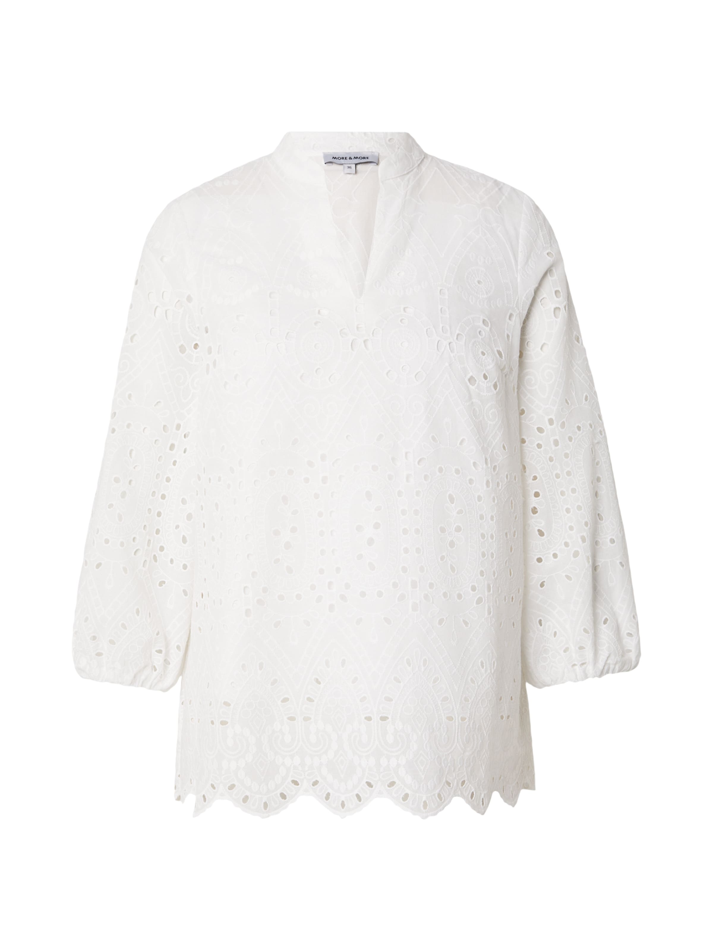 MORE & MORE Bluza | bela barva: sprednja stran