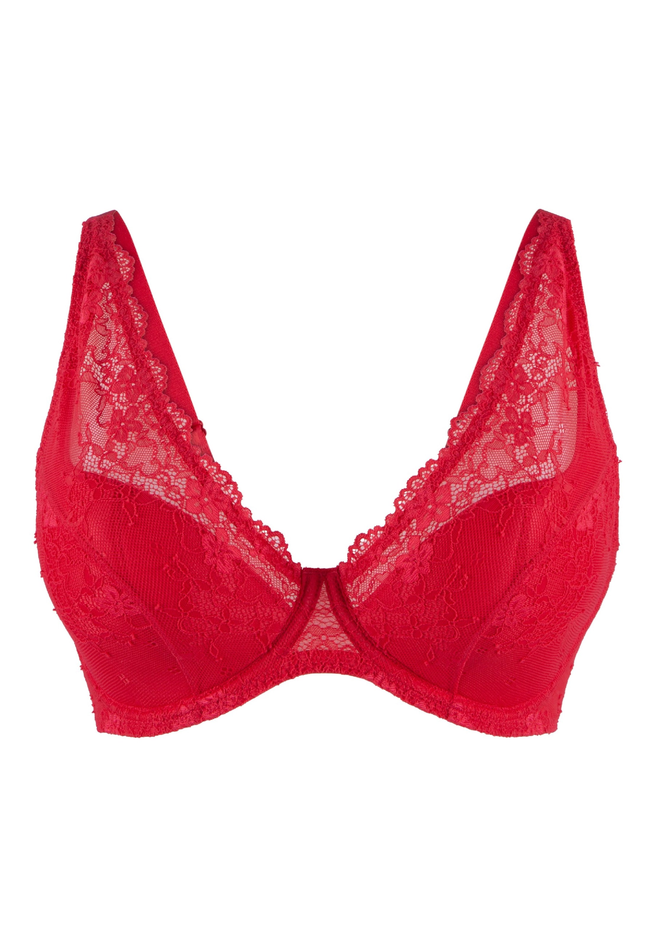 Triangolo Reggiseno di LingaDore in rosso: frontale