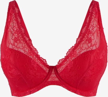 LingaDore - Sujetador en rojo: frente