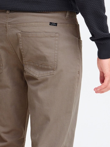 BLEND Slim fit Trousers 'Rodney' in Grey