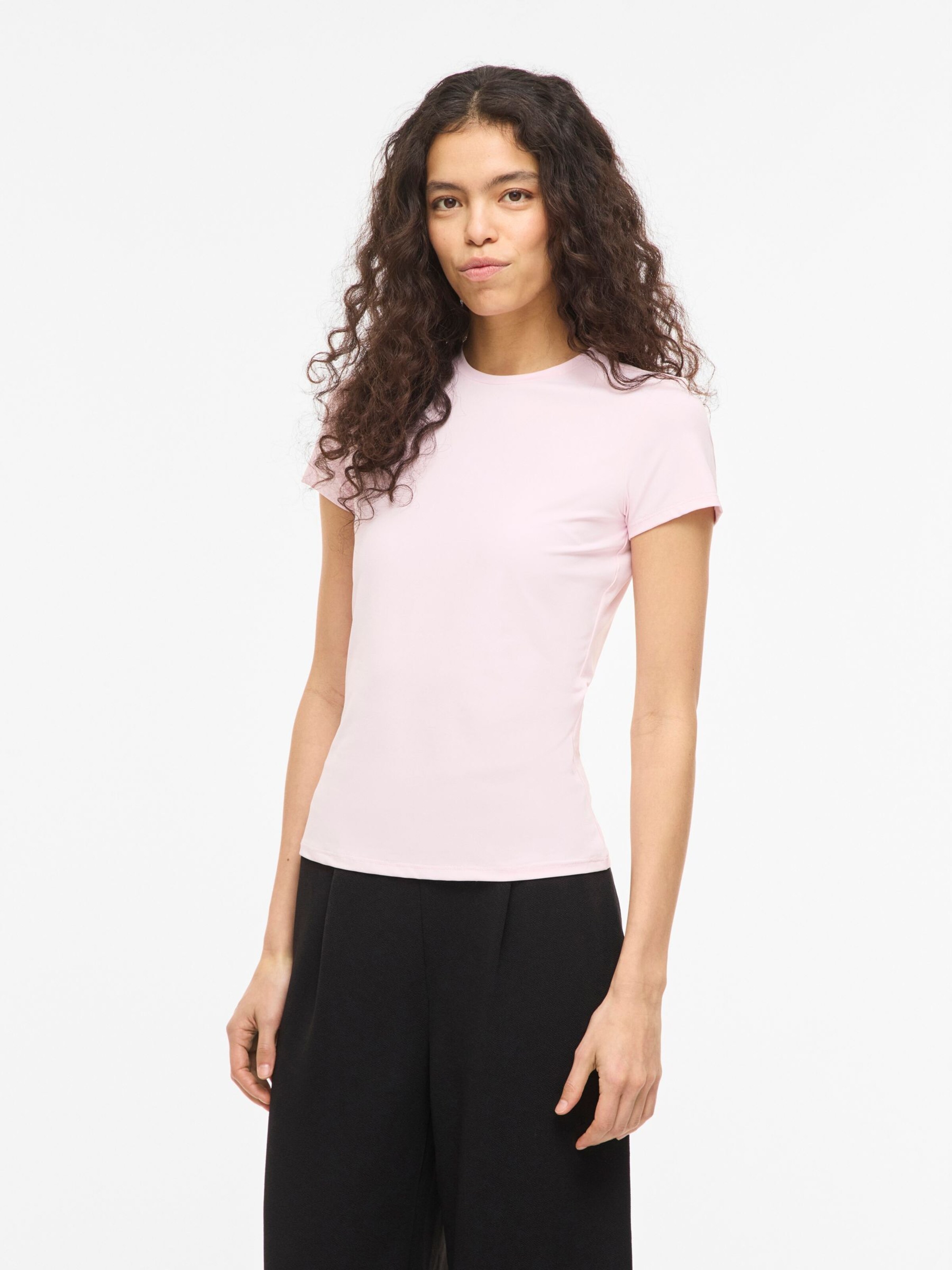 VILA Shirt 'VIKenza ' in Roze: voorkant