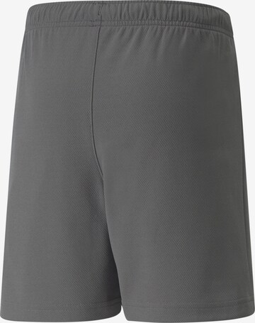 PUMA Regular Sportshorts 'TeamRise' in Grau