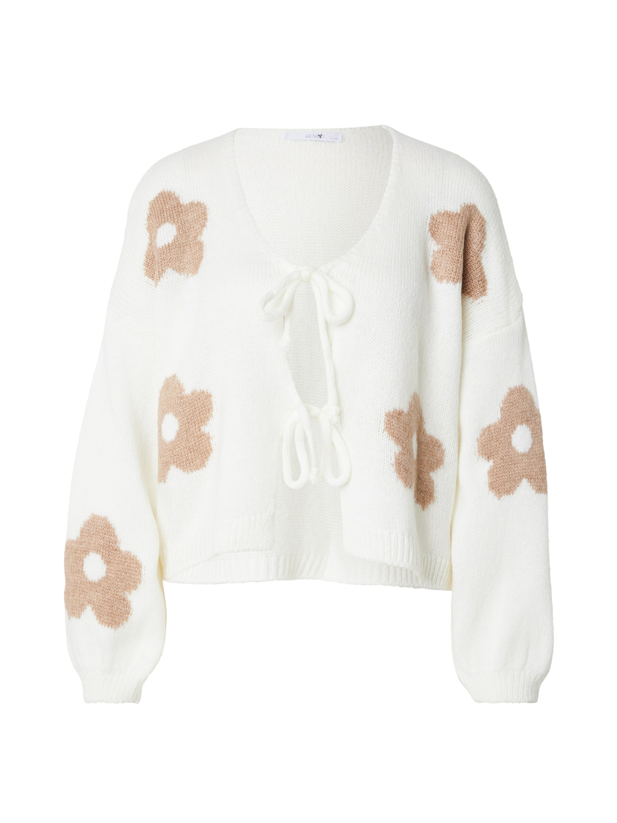 Hailys - Casaco de malha 'Am44elie' em branco: frente