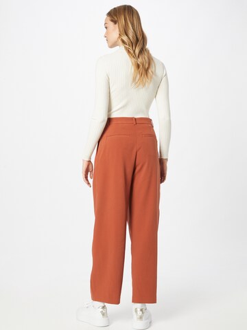 WEEKDAY Wide leg Bandplooibroek in Bruin