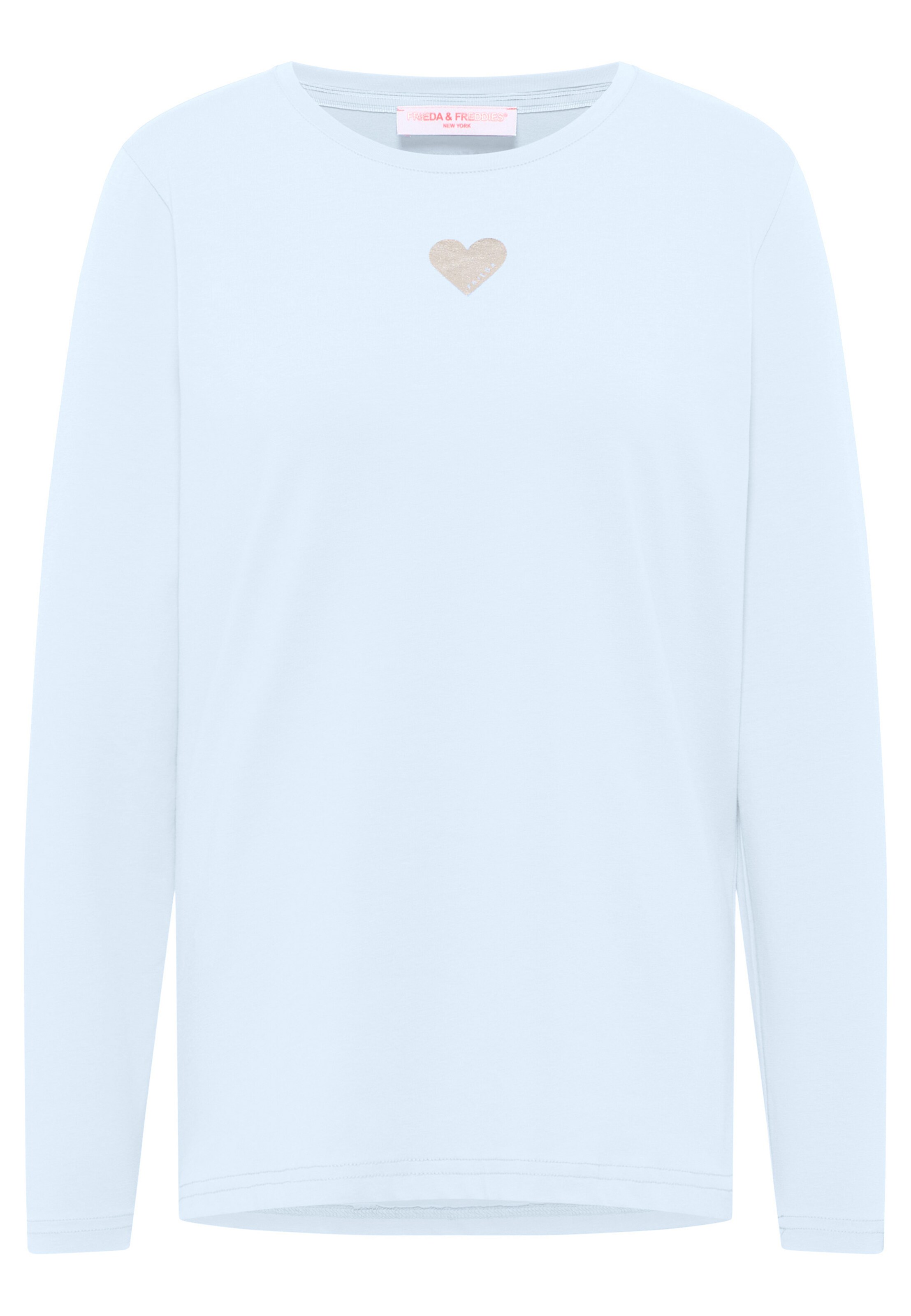 Frieda & Freddies NY Langarmshirt in Blau: Vorderseite