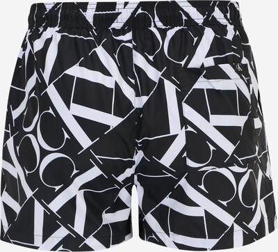 Calvin Klein Swimwear Shorts de bain en noir / blanc, Vue avec produit