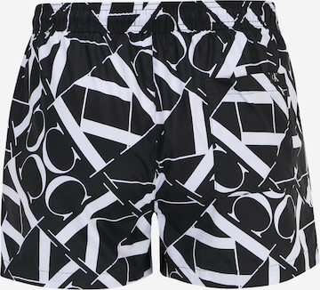 Calvin Klein Swimwear - Regular Calções de banho em preto: frente