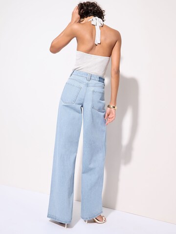 Friends Like These Wide Leg Jeans in Weiß