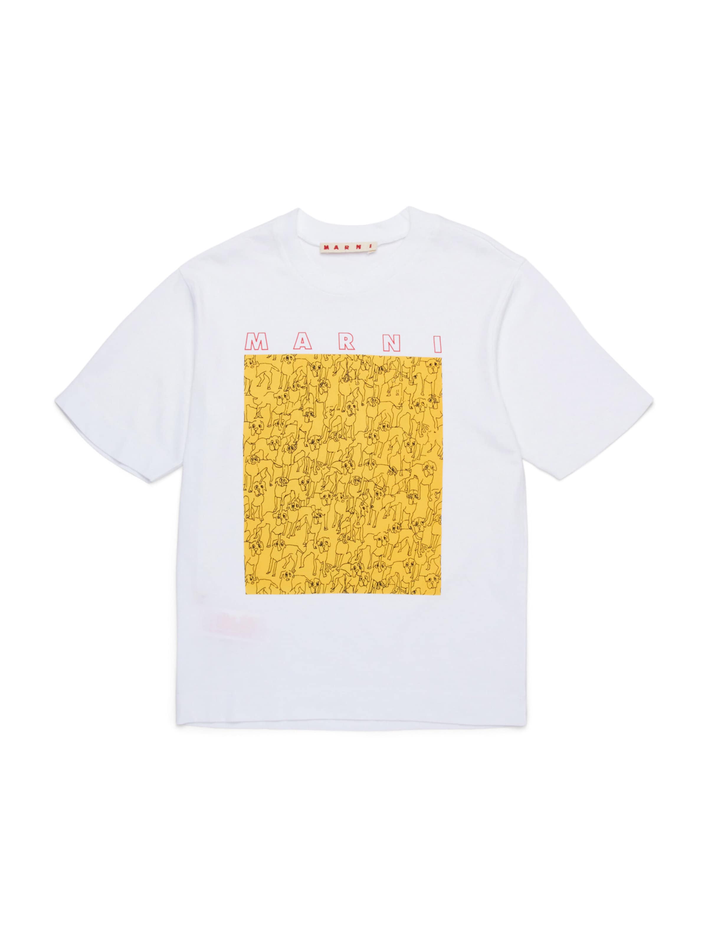 Maglietta di Marni in bianco: frontale