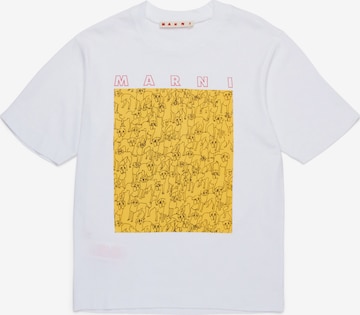 balta Marni Marškinėliai: priekis