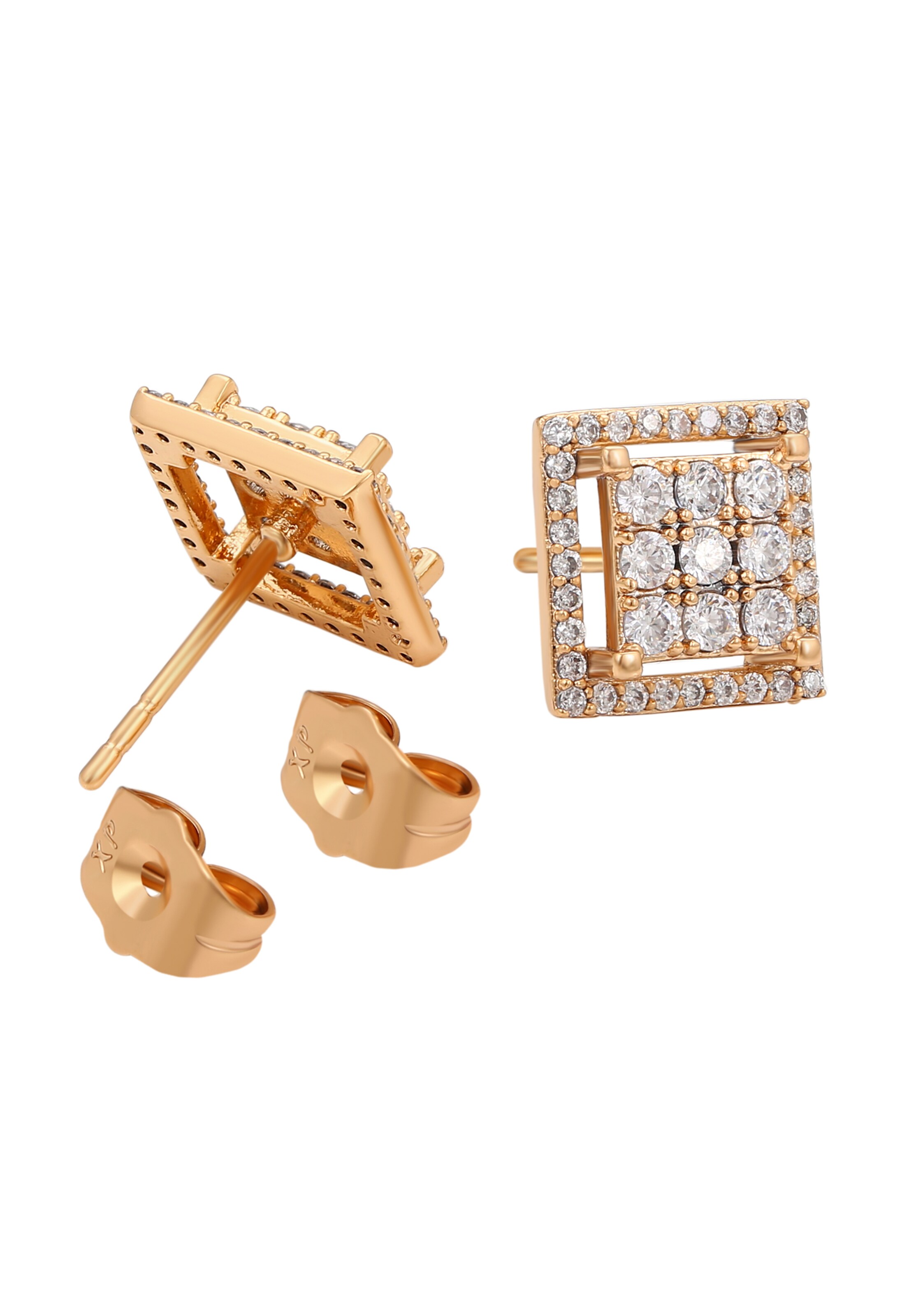 Boucles d'oreilles faina en or