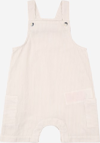 NAME IT Regularen Hlače z naramnicami 'NBMFAR' | bela barva: sprednja stran