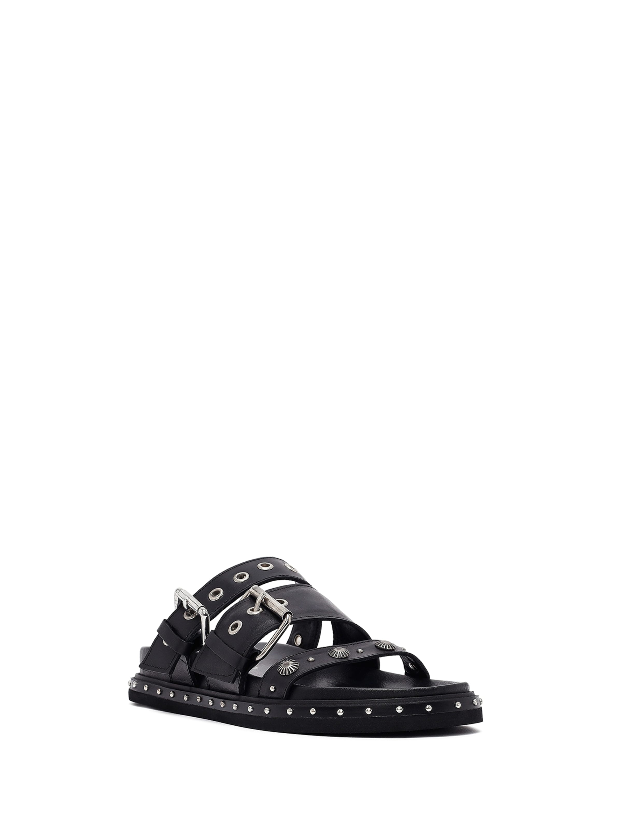Derimod - Zapatos abiertos en negro