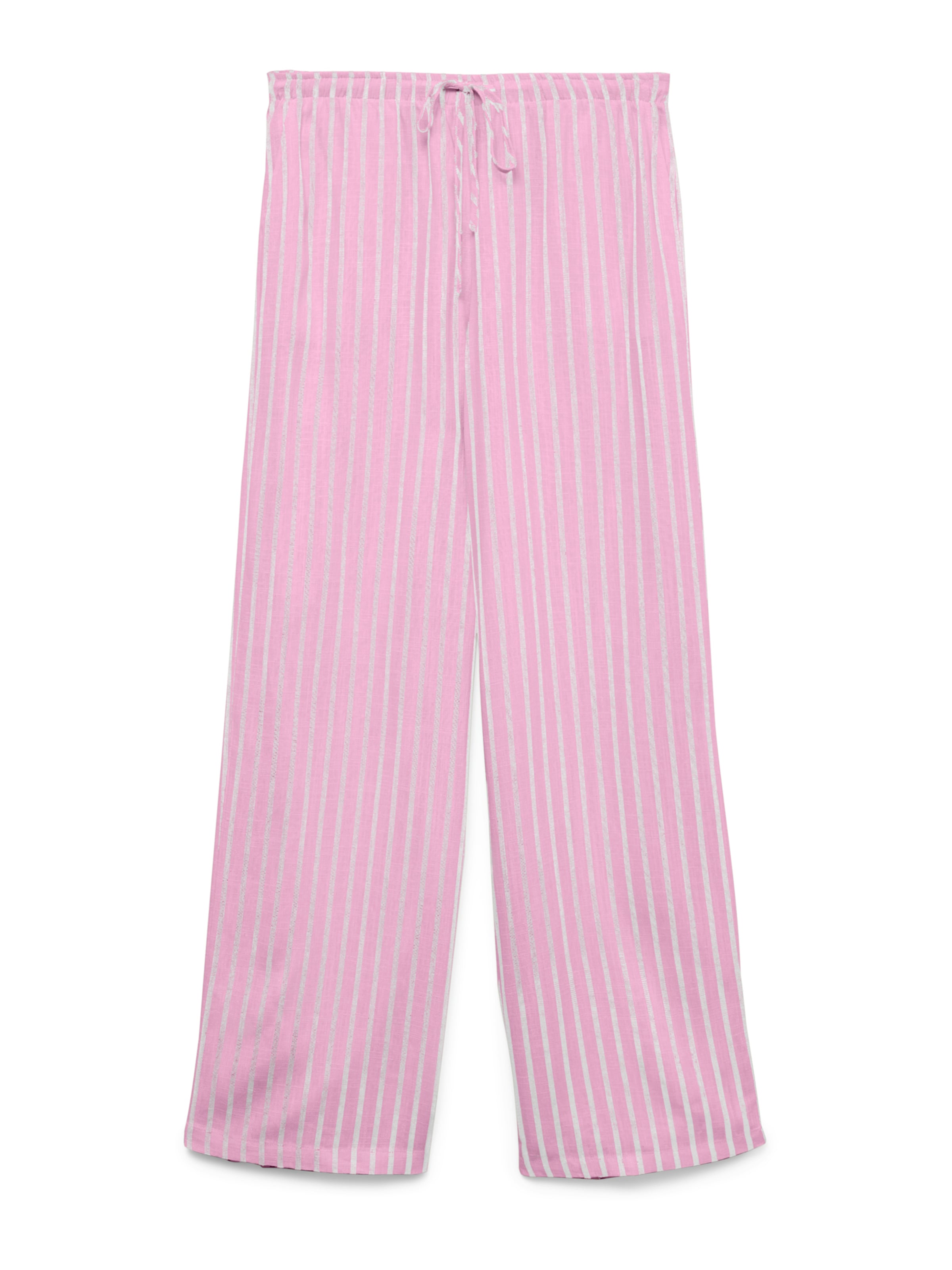 VERO MODA Hose 'VMROSIE' in eosin / offwhite, Produktansicht