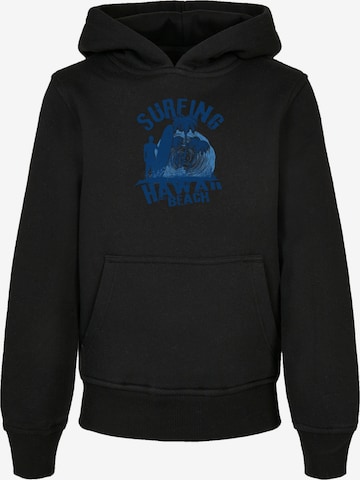 Sweat 'Hawaii Surf Beach Summer' F4NT4STIC en noir : devant