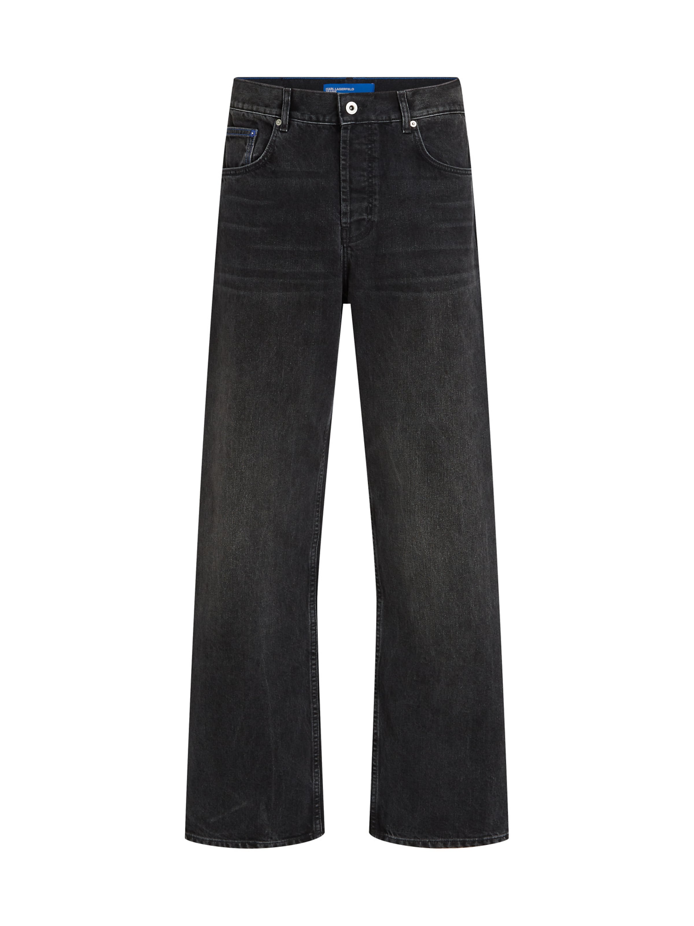 regular Jeans 'Relaxed' di KARL LAGERFELD JEANS in nero: frontale
