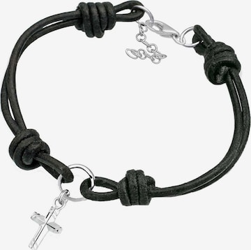 ELLI Armband 'Kreuz' in Zwart