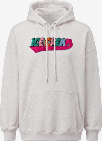 Sweat-shirt MYMO en blanc : devant
