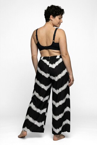 Ulla Popken Loosefit Broek in Zwart