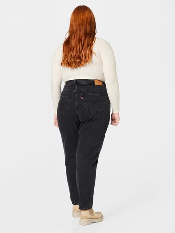 Tapered Jeans 'Plus 80s Mom Jean' di Levi's® Plus in nero