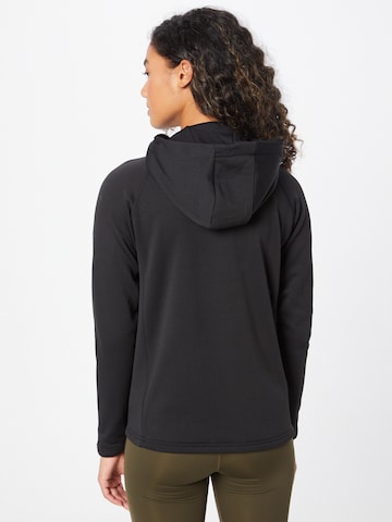 ENDURANCE Athletic Zip-Up Hoodie 'Almaty' in Black